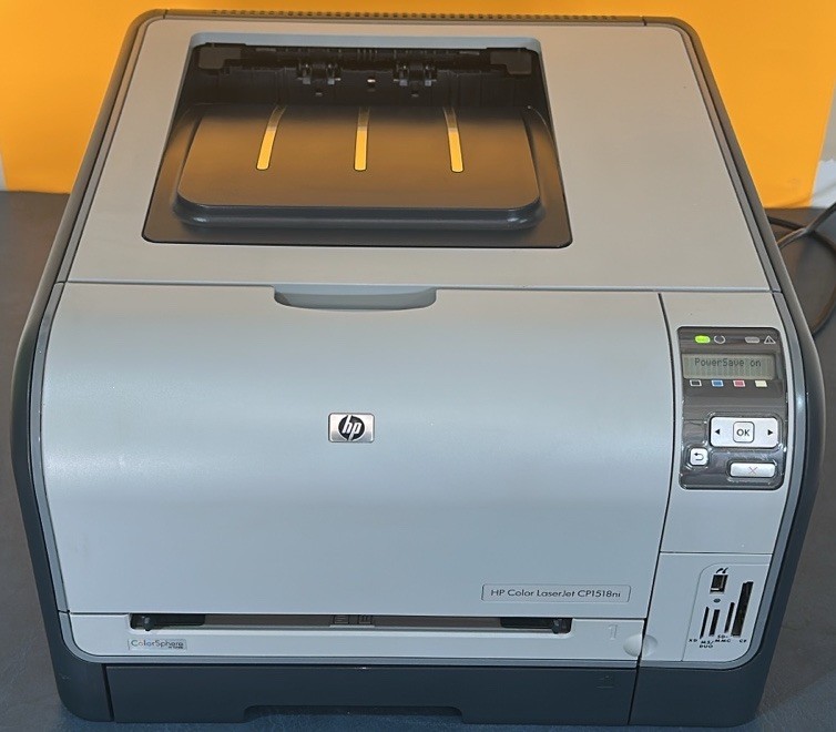 HP Color LaserJet Workgroup Laser Printer Model #CP1518ni-NOT Duplex-Works Great