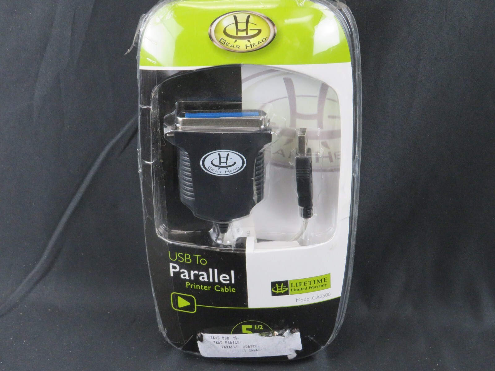 Gear Head CA2500 USB to Parallel Printer Cable