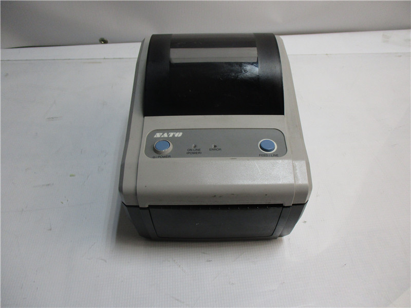 SATO CG412DT-LAN Thermal Label Printer Tested No Power Adapter