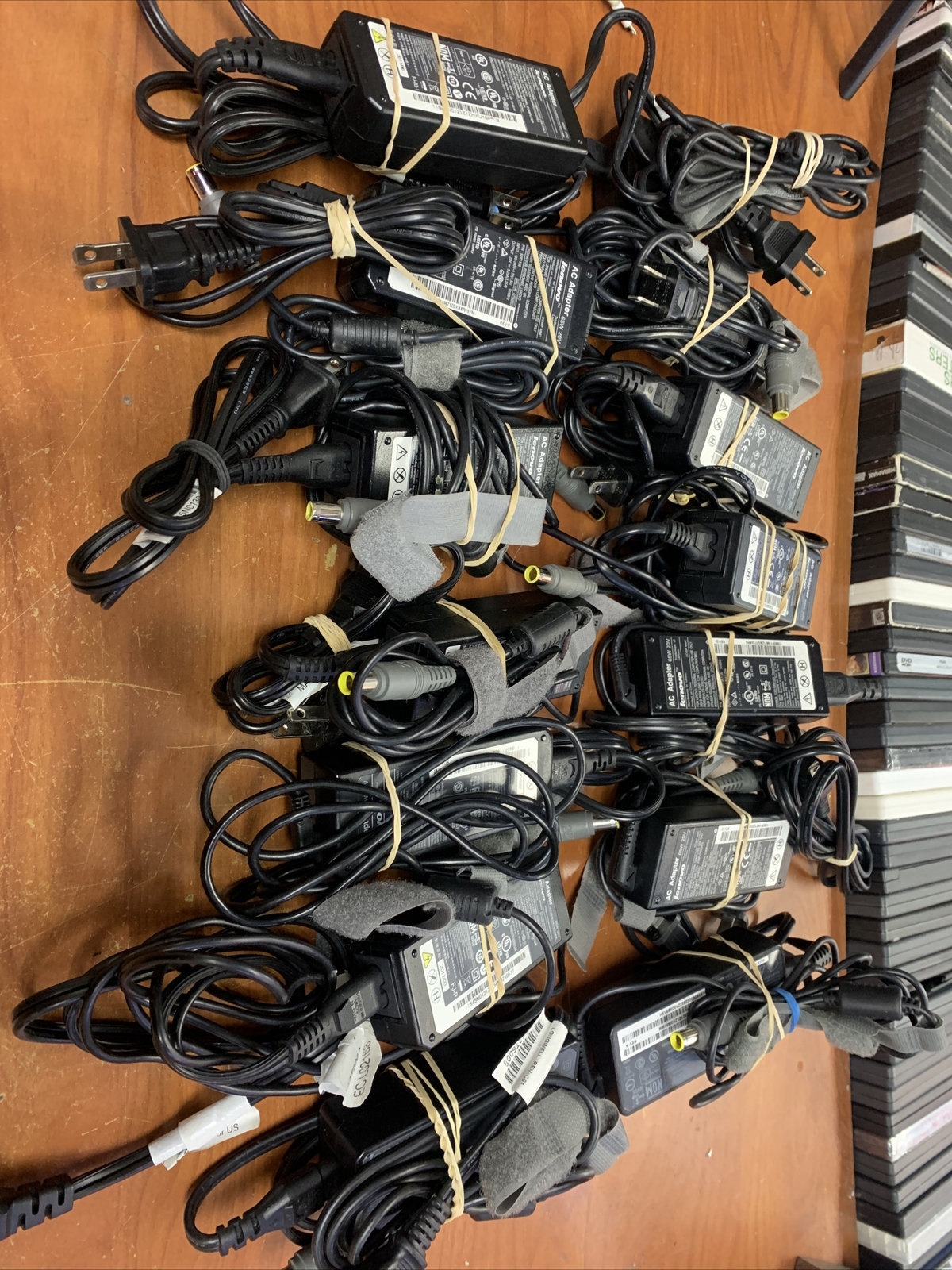 Lot of 15 Lenovo 65W Mixed Model AC Adapter Laptop Charger -  (7.5mm Connector)