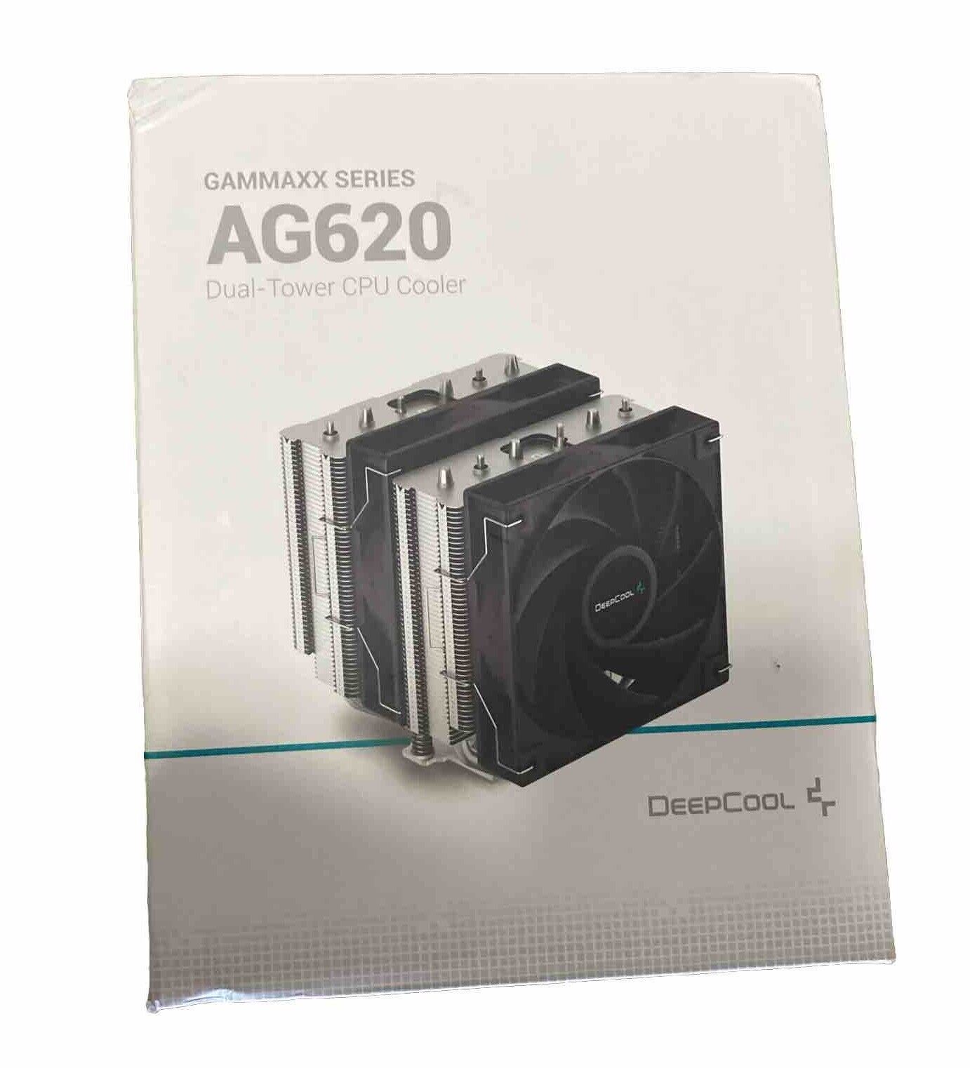 DeepCool GAMMAXX AG620 Dual-Tower CPU Cooler, 2x 120mm Fan, Six Copper Heat Pipe