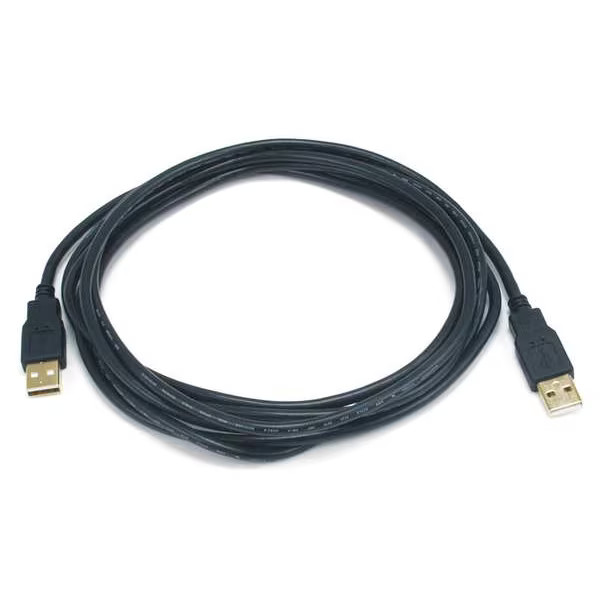 Monoprice Standard USB Cable,Black,6ft L 5443 Monoprice 5443 844660054436 Black