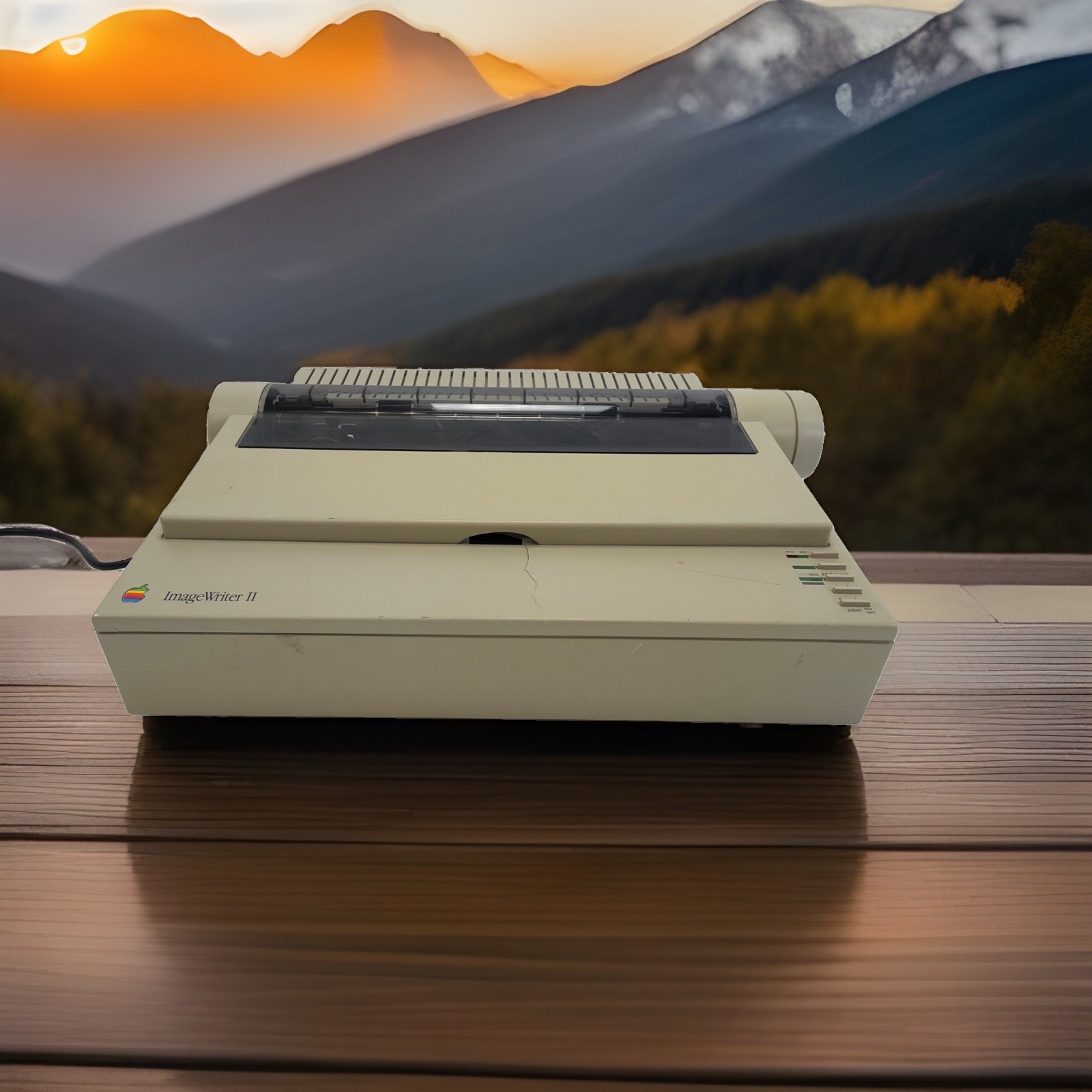 Vintage Apple ImageWriter II Dot-Matrix Printer