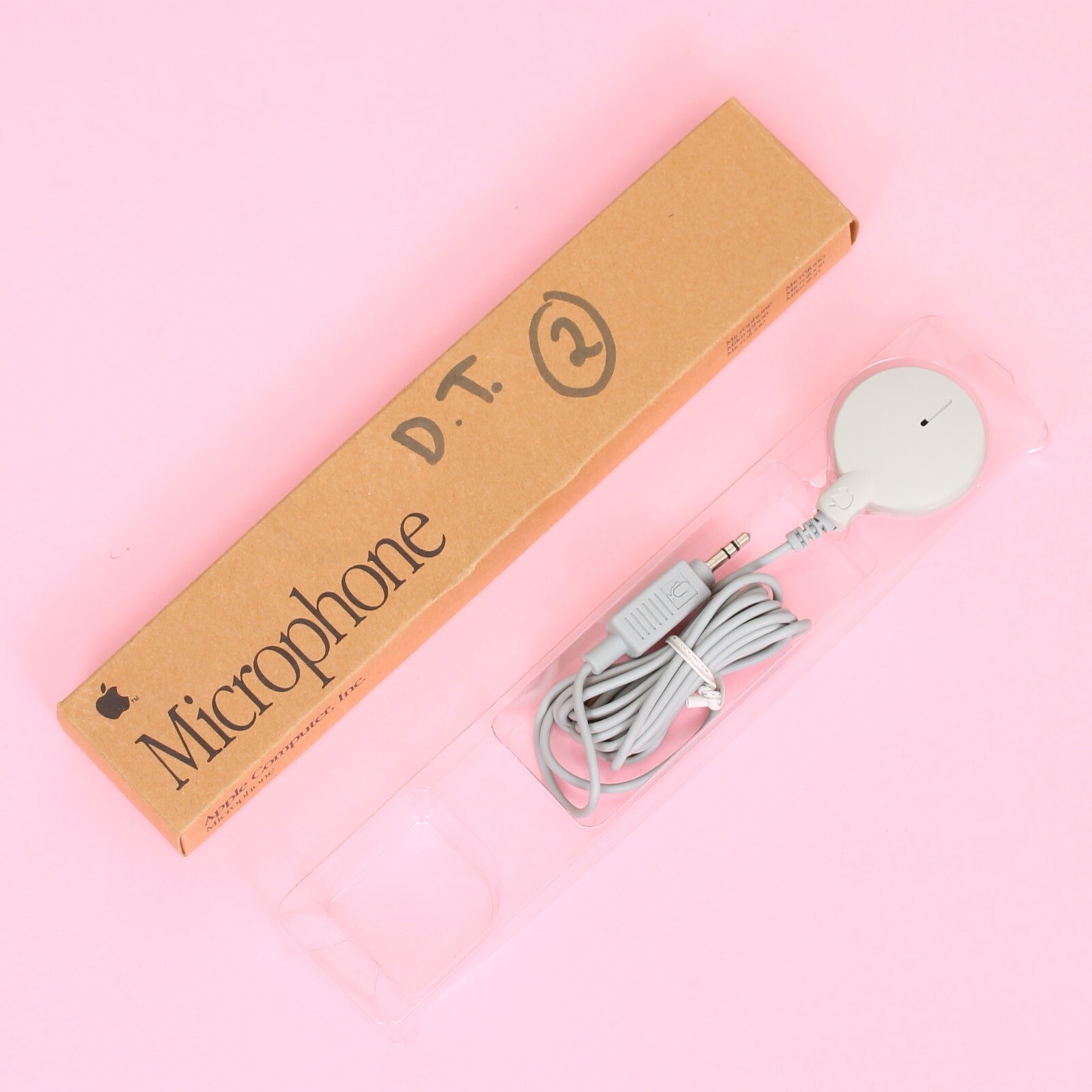 Genuine Vintage Apple Macintosh Computer Microphone [699-5103-A] with Box
