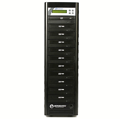 Microboards Technology QD-DVD-1210 DVD / CD Duplicator Burner Disc Copier TESTED