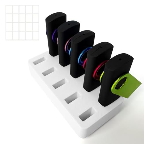JBOS 10-Slot USB Flash Drive Holder Stand, Desktop Organizer Rack for Memory Sti
