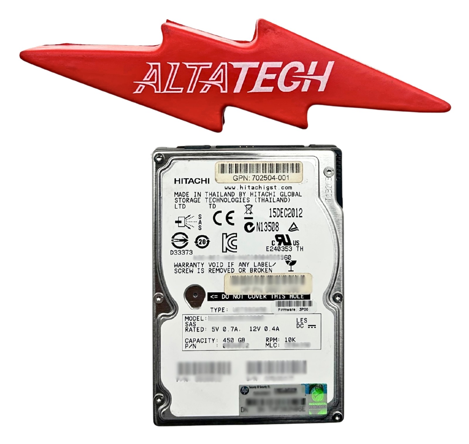 HP 702504-001 HP M6710 450GB 10K 6G 2.5INCH SAS Hrad Disk Drive