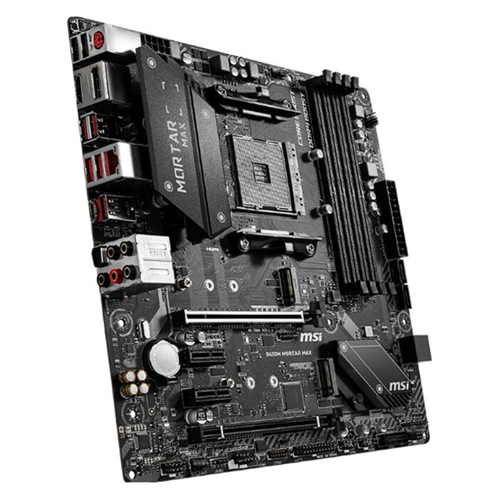 MSI B450M MORTAR MAX AMD B450 Express Socket AM4 DDR4 HDMI Micro ATX Motherboard