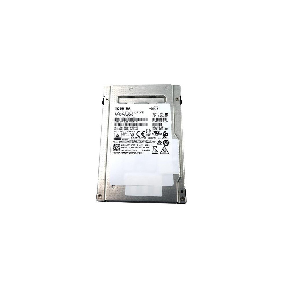 Toshiba 960GB SAS 12Gbps Enterprise Mixed Use TLC SED FIPS 2.5" SSD KPM5WVUG960G