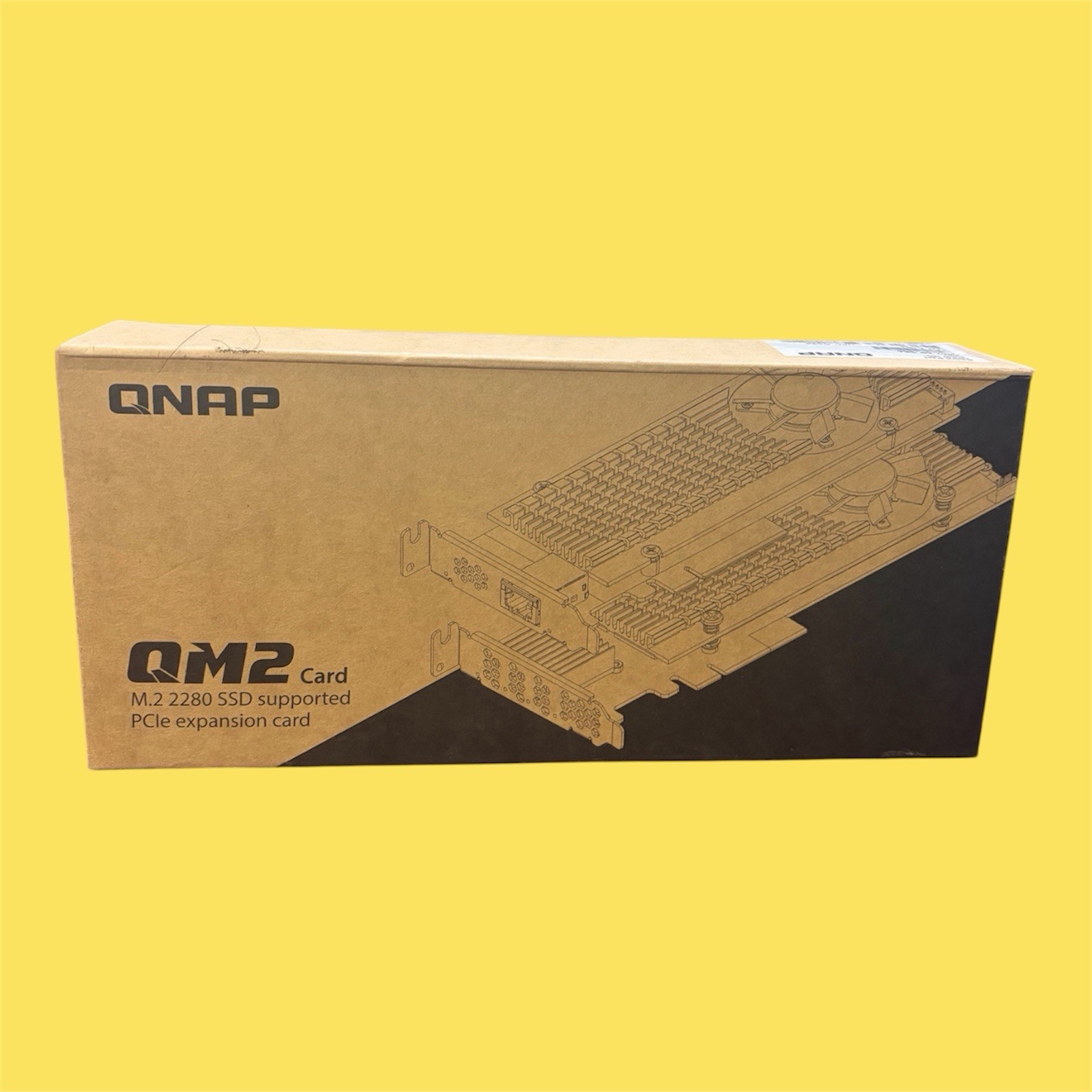 QNAP QM2-4P-384 Quad M.2 2280 PCIe Gen3 x8 NVMe SSD Expansion Card