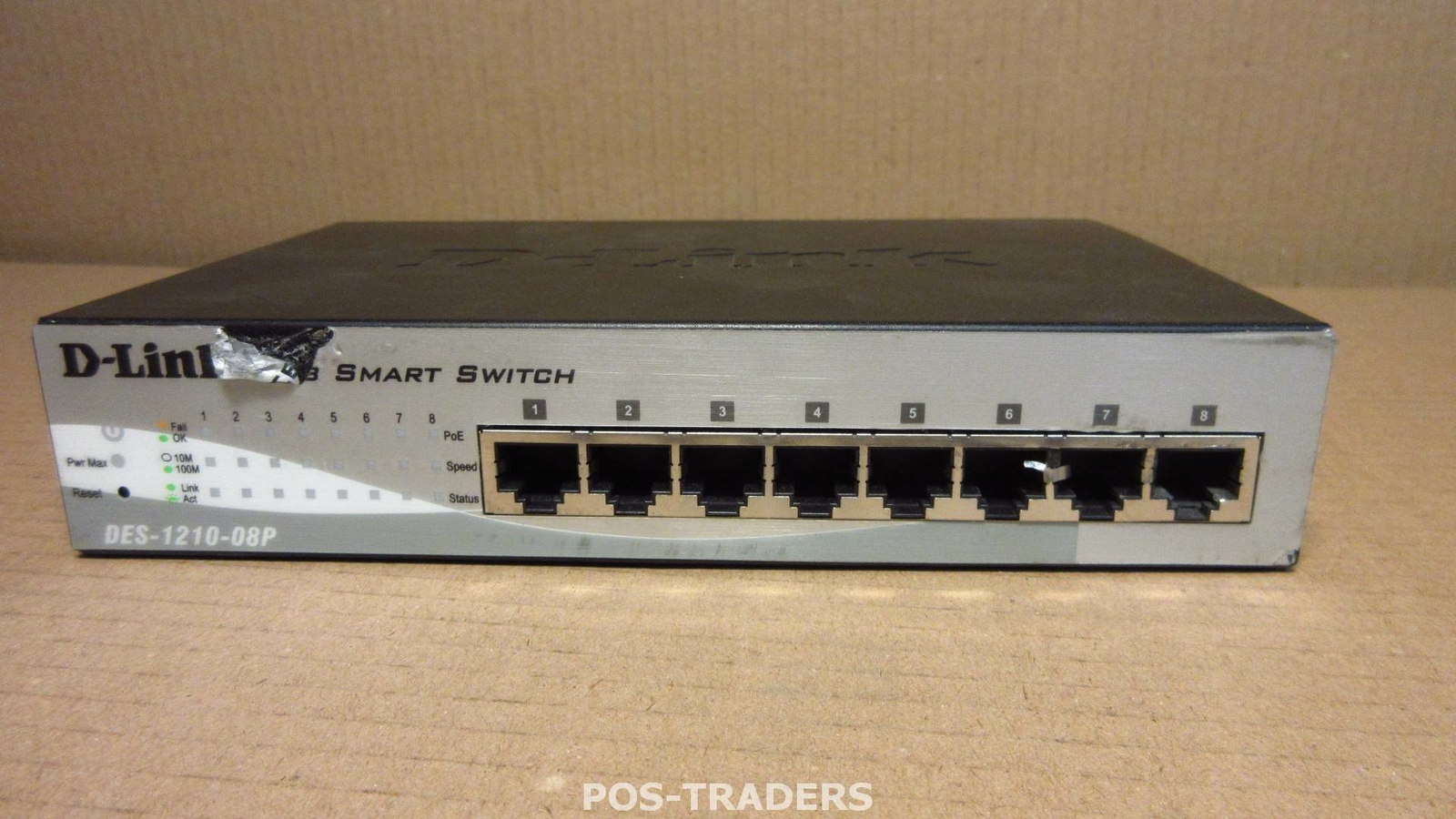 D-Link DES-1210-08P 8-Port Gigabit with 4-Port PoE Desktop Switch - DAMAGED 