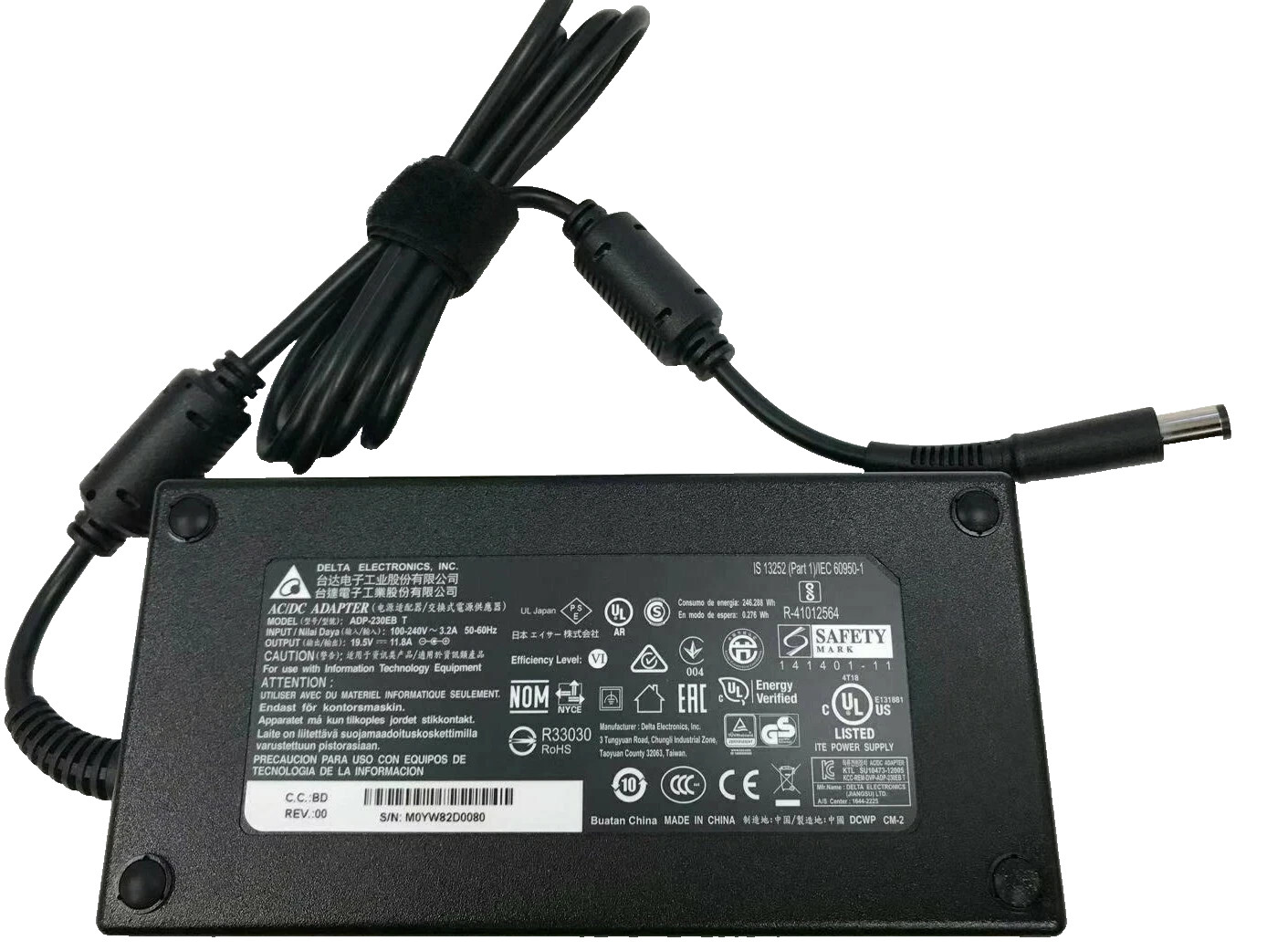 NEW Delta 230W 19.5V 11.8A AC Adapter For HP Compaq ZBook 15 17 ADP-230CB B