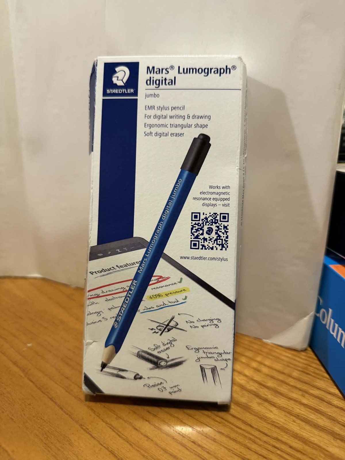 Mars Lumograph Jumbo Digital Stylus Pen with Eraser