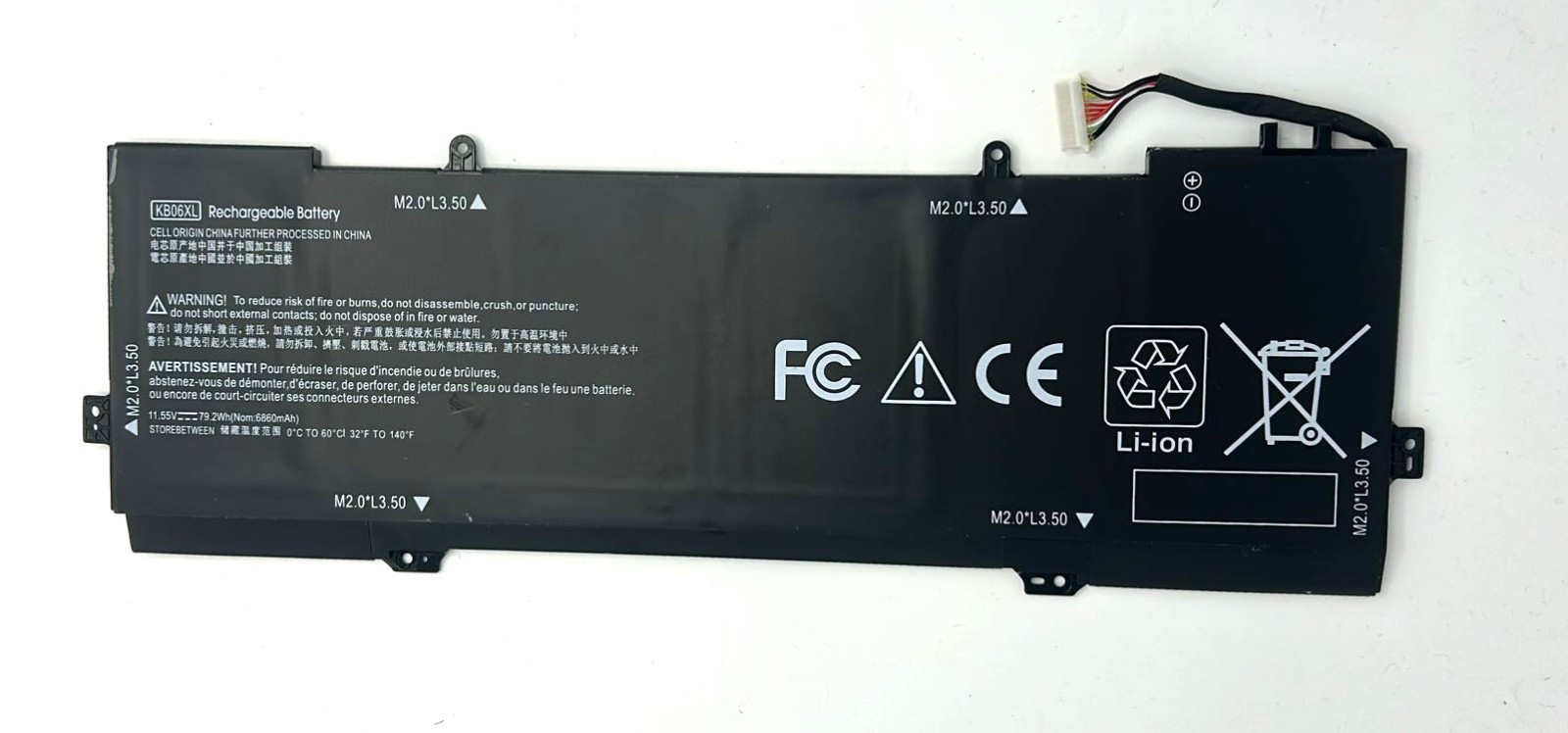 USA New Genuine KB06XL HSTNN-DB7R battery for HP Spectre x360 15-BL Series