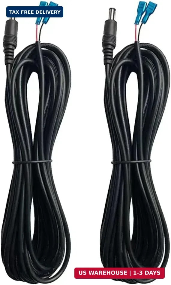 2 PCS Trail Camera Power Cord,4.0x1.7mm DC External Power Cable Compatible with