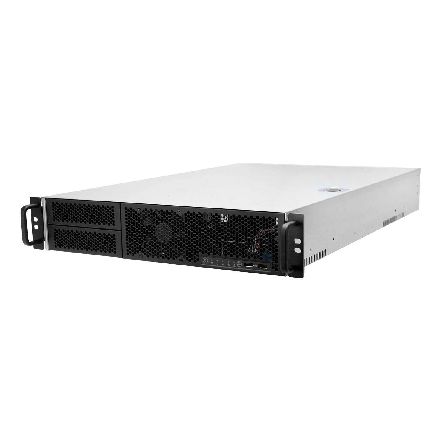 In-Win IW-R200-01N 2U Open-Bay Long Depth Server Chassis 2x 800w PSU
