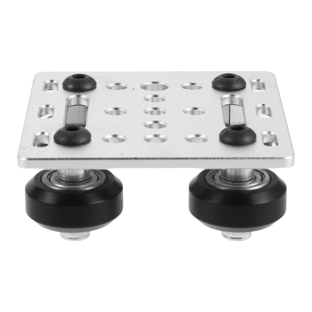 Silver Metal Gantry Wheel Plate for 3D Printer V Groove Track