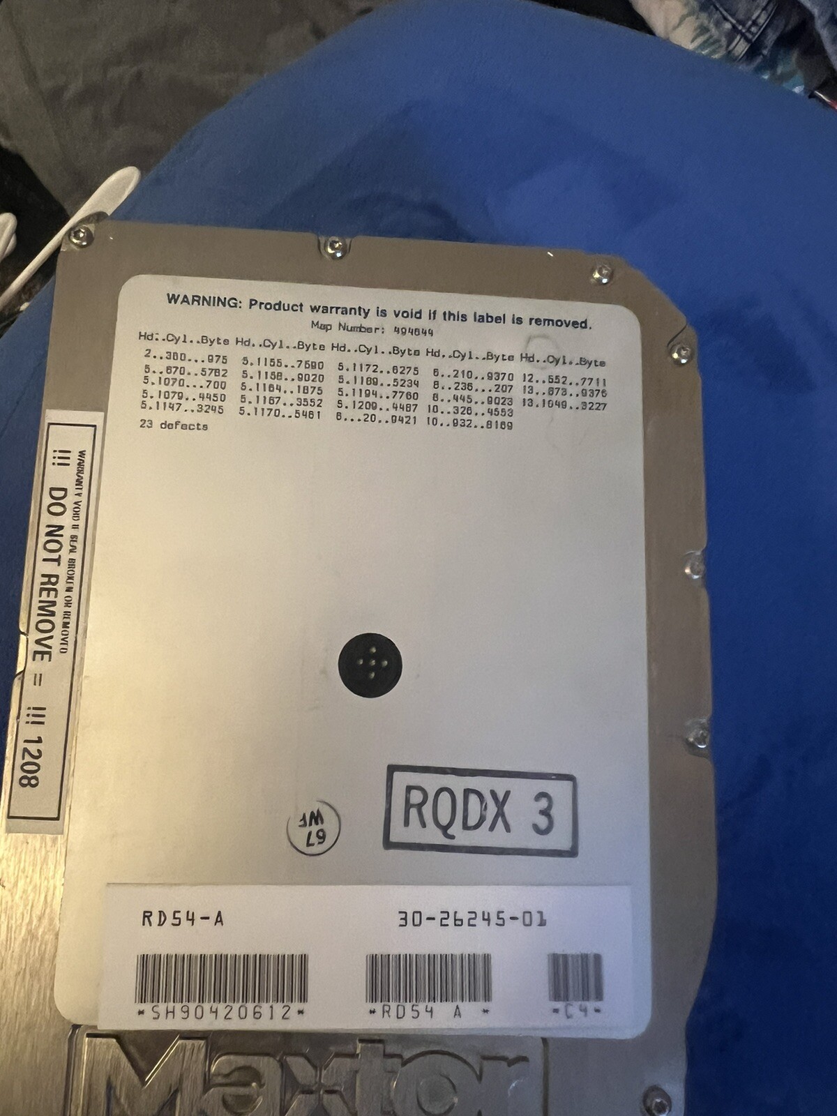 Maxtor 190 MB,Internal Hard drive