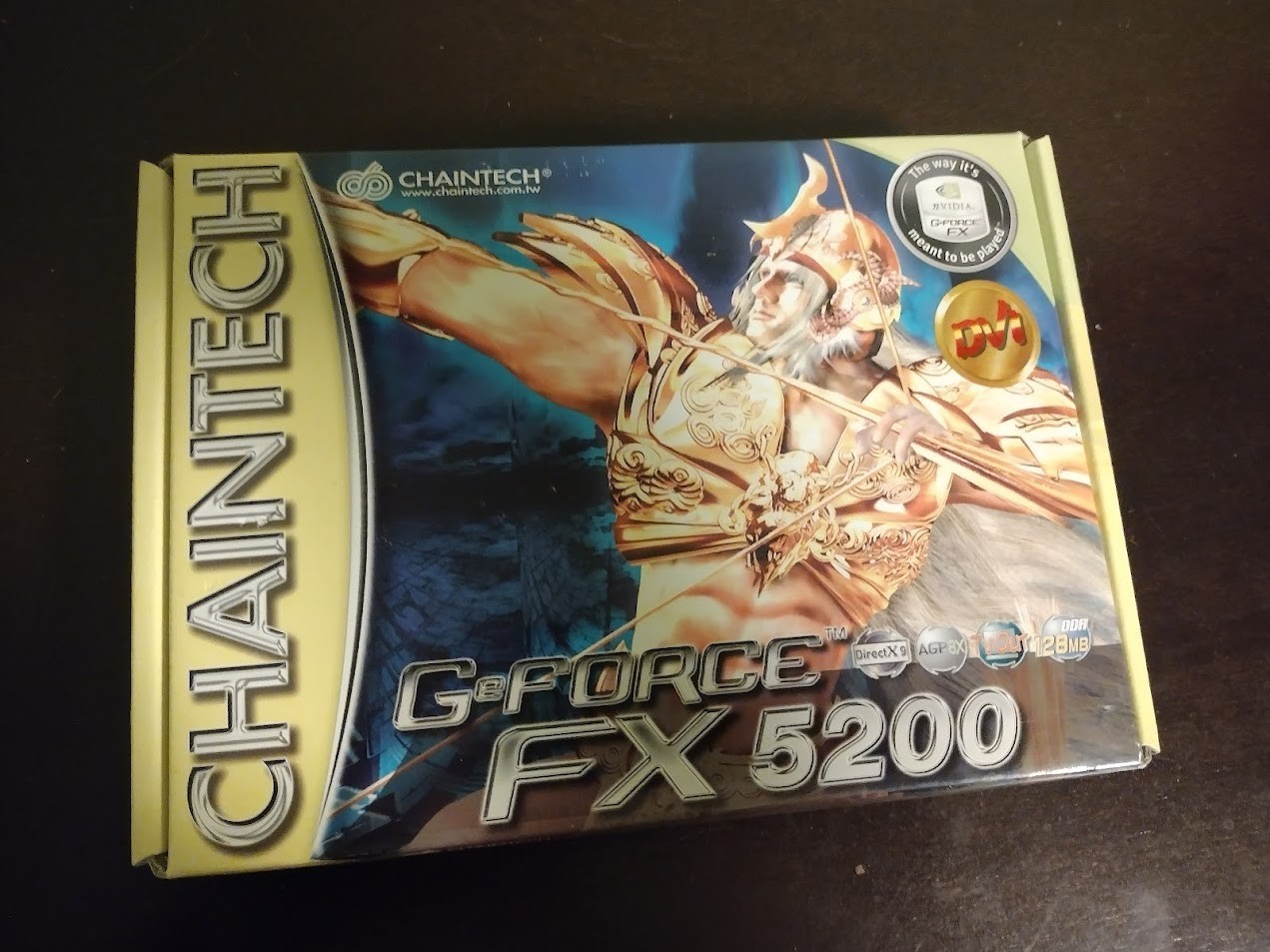 Vintage Chaintech NVIDIA GeForce FX 5200 AGP 8X 128MB DDR Graphics Card – Boxed