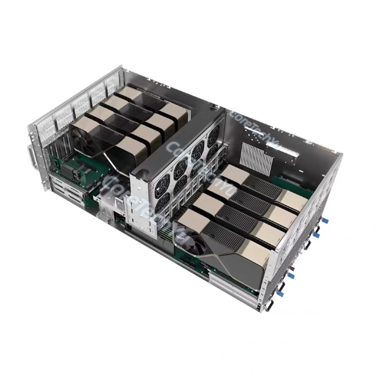 ASRock RACK TURIN2D24G-2L 7U 8GPU PCIe 5.0 X16 Support AMD EPYC9004-9005 series.