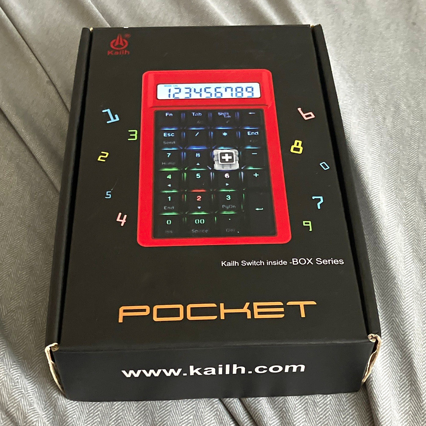 Kailh Pocket RGB numpad everything inside