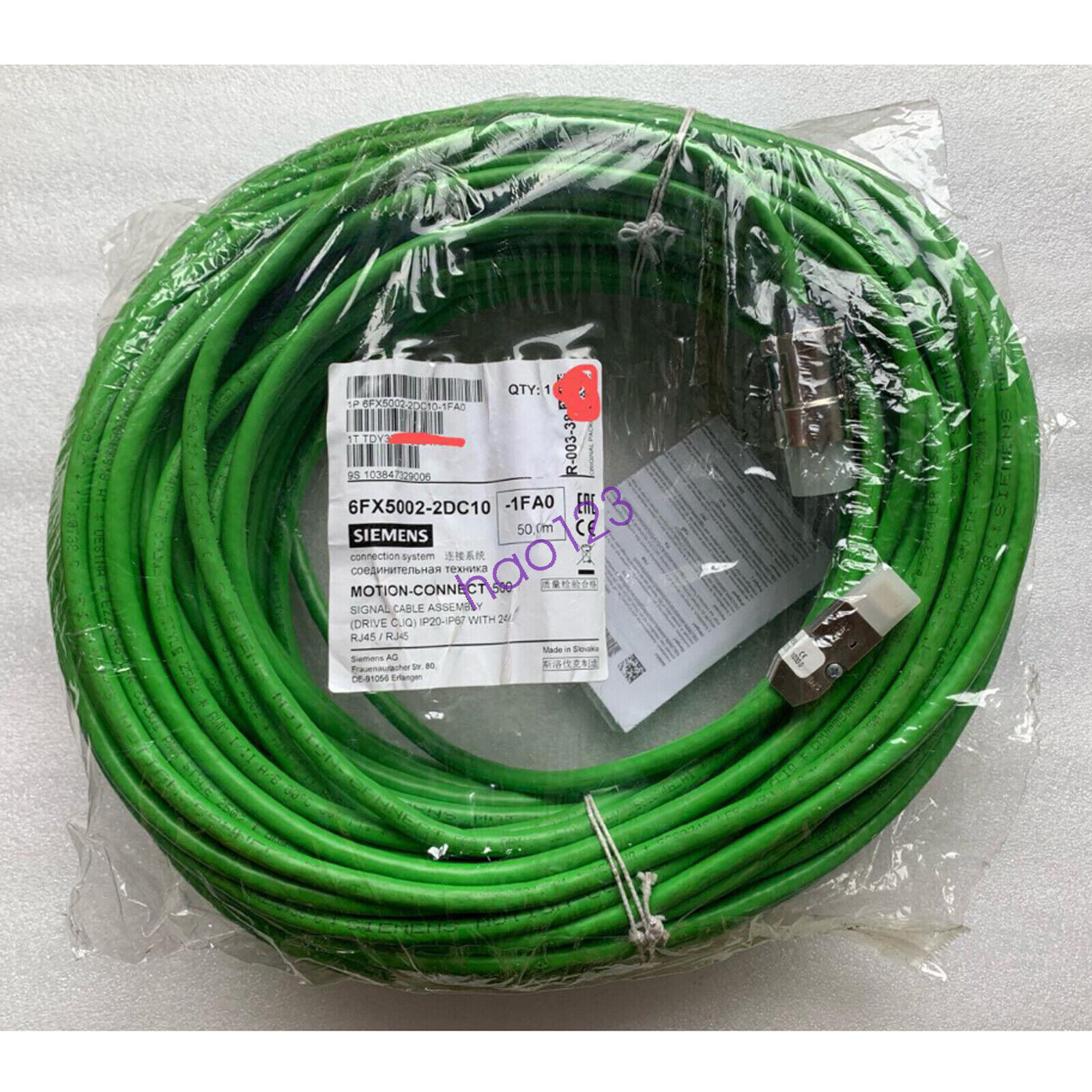 1PC New For SIEMENS Encoder Cable 50M 6FX5002-2DC10-1FA0 Fast Delivery DHL/FedEx