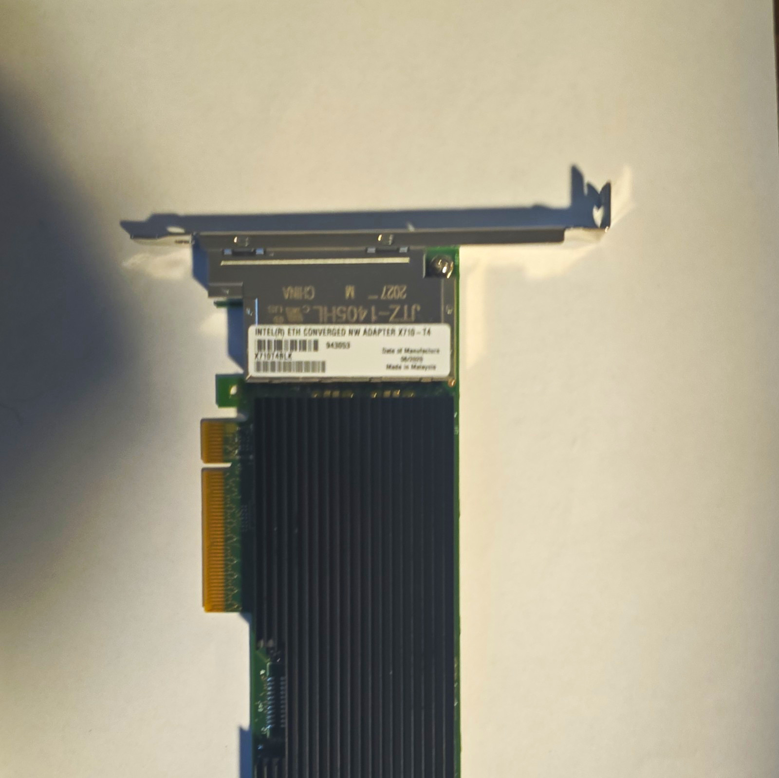 Intel X710-t4 Ethernet Converged Network Adapter PCIe x8 Card w/ Heatsink