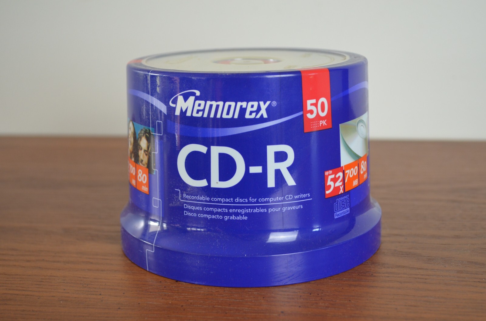 (New Sealed) Memorex CD-R 50 pk 52x 700 MB 80 Min CD