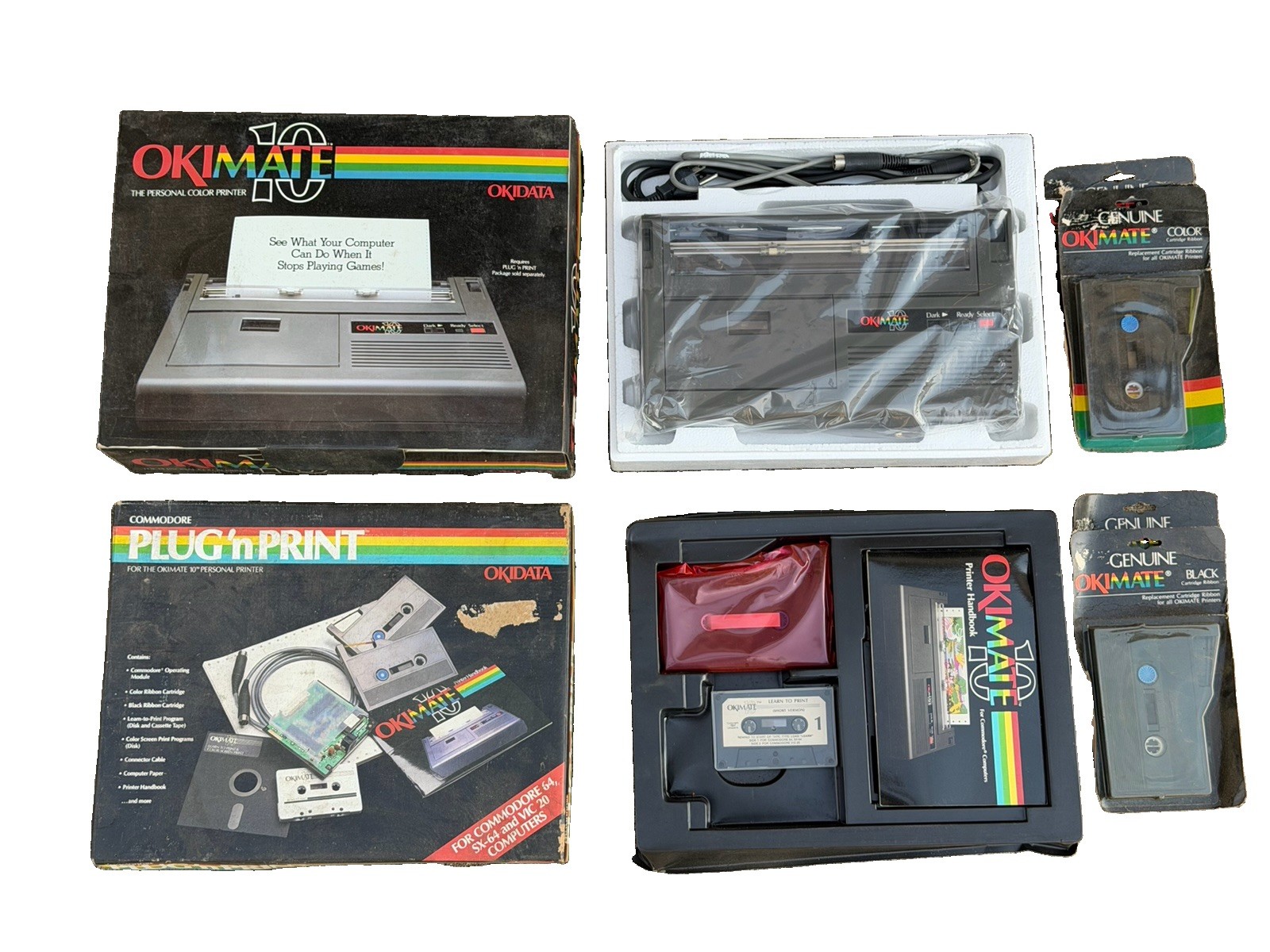 Vintage 1980s Okimate By OKIDATA Bundle UNTESTED