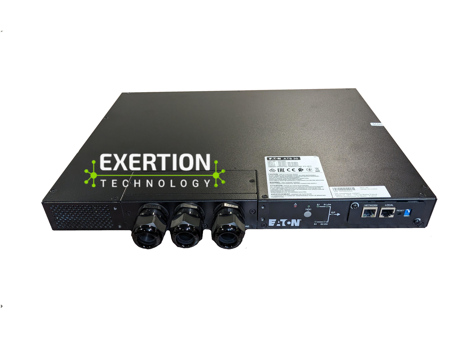Eaton EATS30N ATS rack Hardwired Data Center PDU