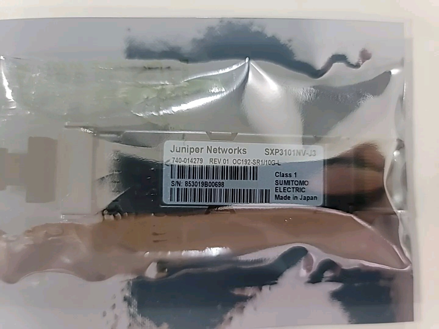 Juniper Networks OC192-SR1/10G-L SXP3101NV-J3 740-014279 XFP-10GB-LR 1310nm 10km