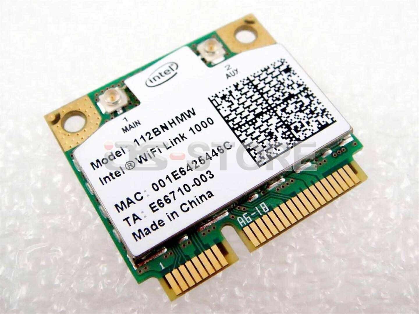 Intel Centrino Wireless-N Link 1000 112BNHMW WLAN WiFi Card Half Mini PCIe 