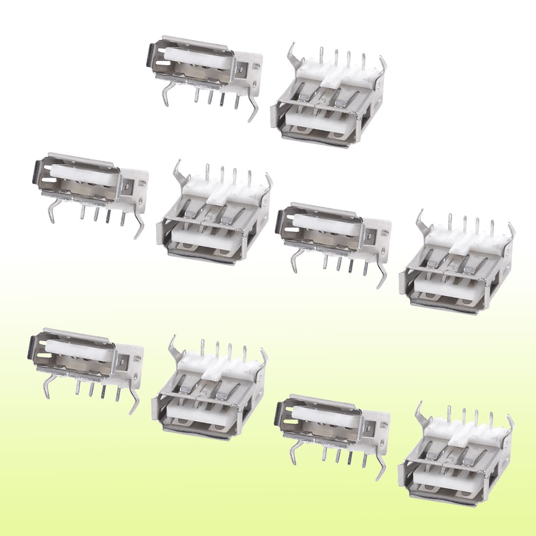 USB Type A Standard Port Female Solder Soldering Jacks Connector 10pcs