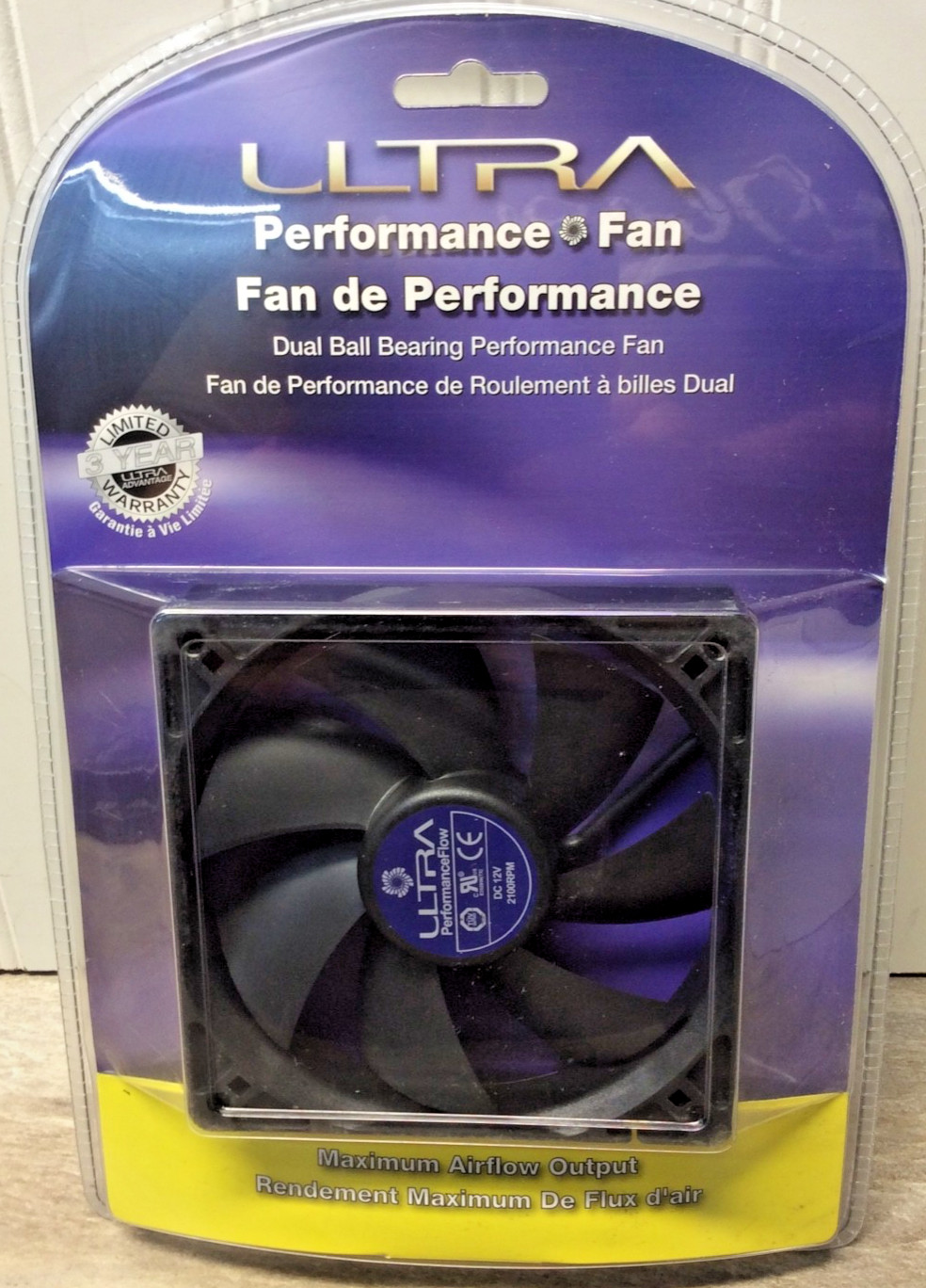 Ultra Performance Fan ULT40135 Dual Ball Bearing Performance Fan new