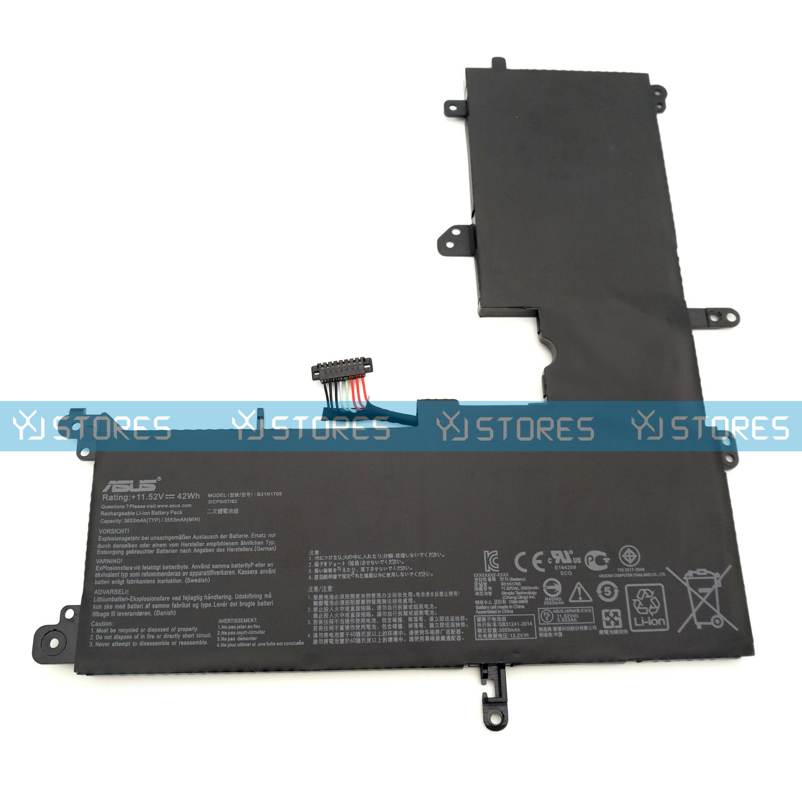 Genuine B31N1705 Battery for Asus VivoBook Flip TP410UA TP410UR Q405UA TP410UF