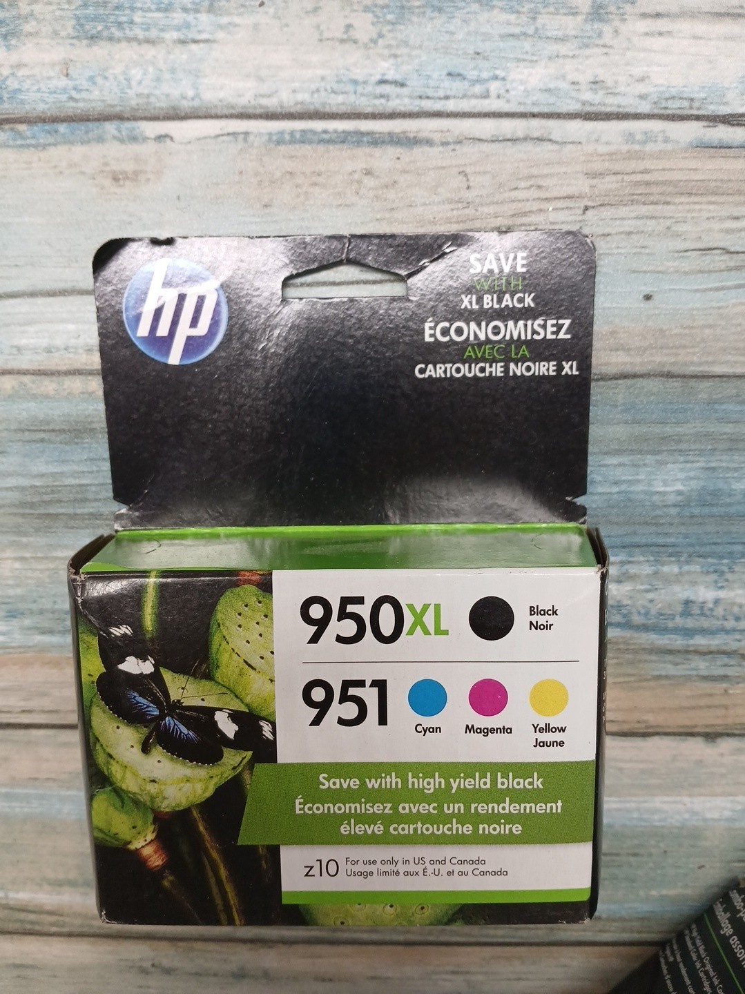 4-PACK HP GENUINE 950XL BLACK & 951 COLOR INK OFFICEJET PRO 8610 SEALED 10/2019