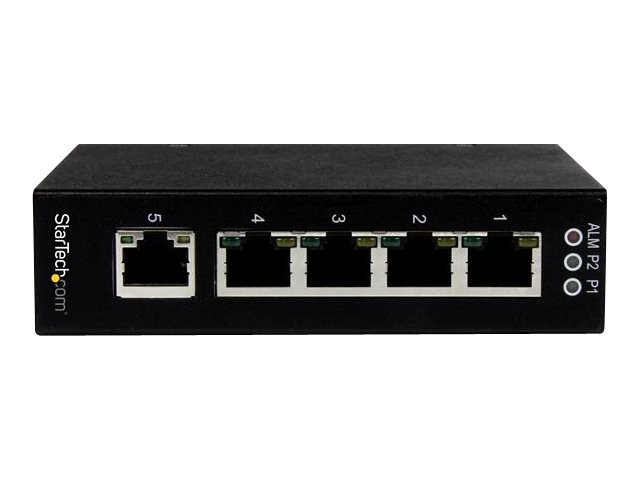 StarTechcom Unmanaged Industrialer Switch Network Switch 1Gbps IES51000
