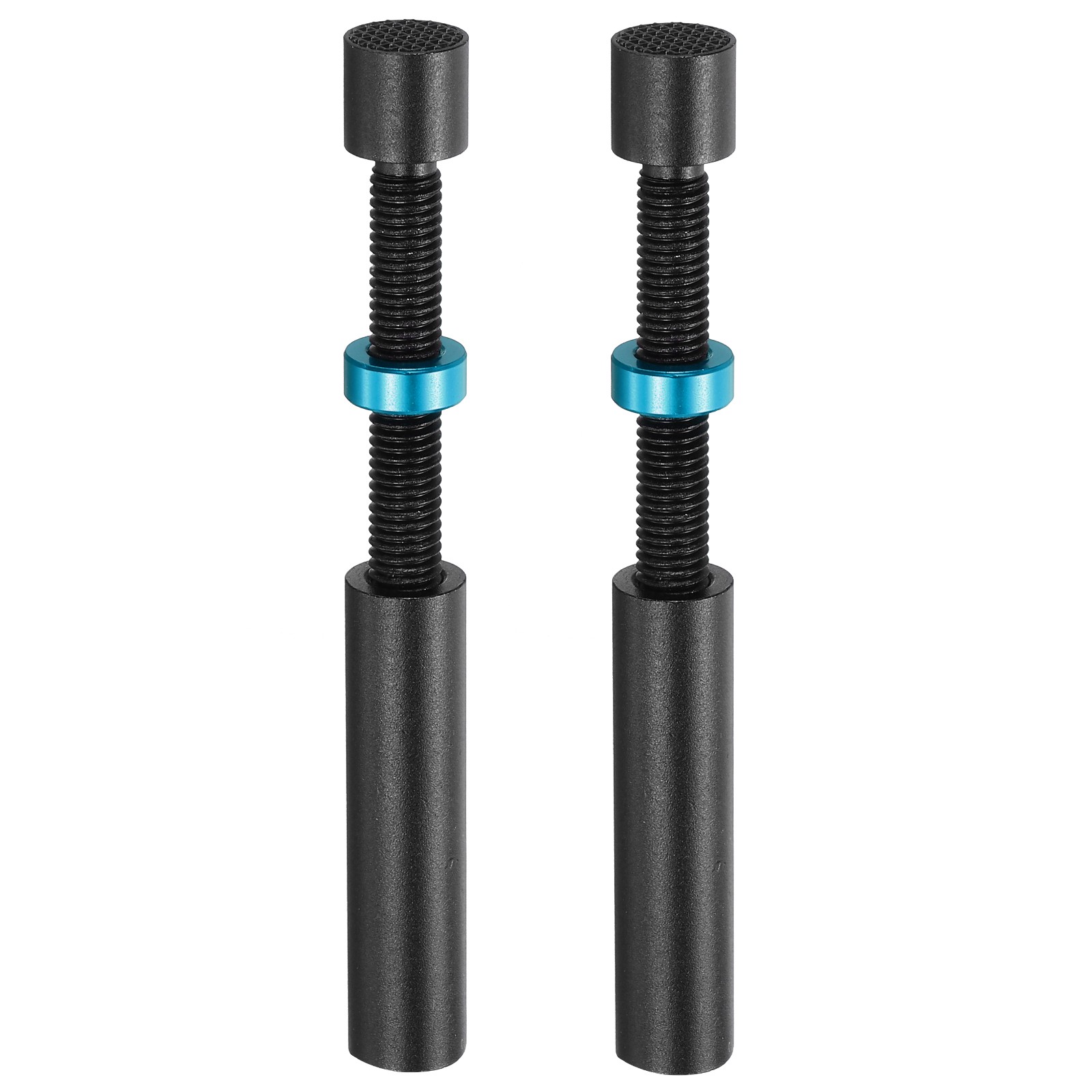2Pcs Graphics Card Support,74-120mm Adjustable Height Aluminum Alloy Black, Blue