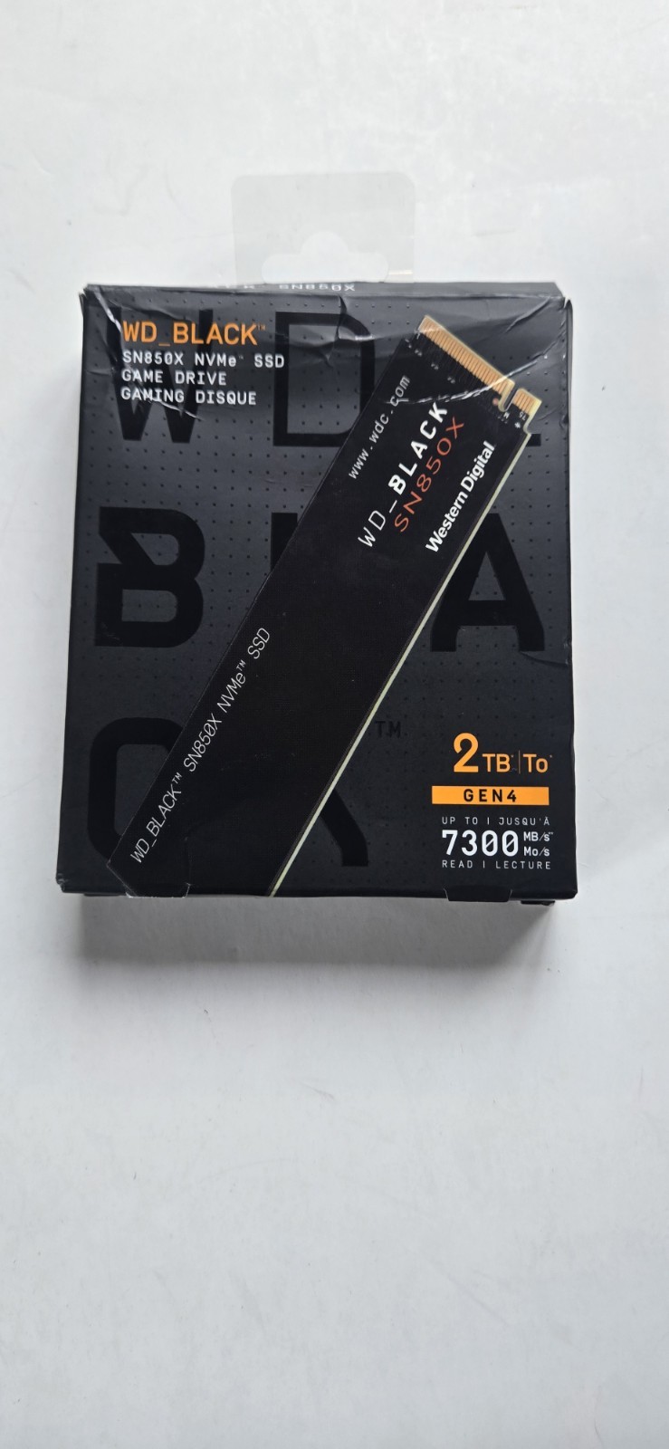Western Digital WD_BLACK SN850X 2TB M.2 NVMe Internal SSD PC/Laptop