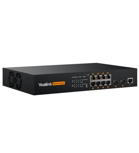 Yealink YEARCH80 RCH80 8-Port L2+ Gigabit Switch
