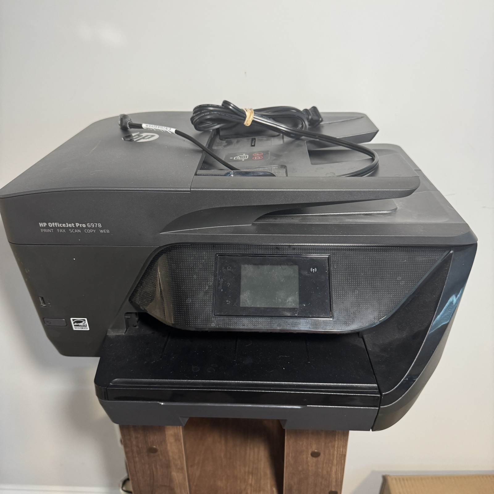 HP OfficeJet Pro 6978 Wireless All In One Inkjet Printer. with ink READ DESCRIPT