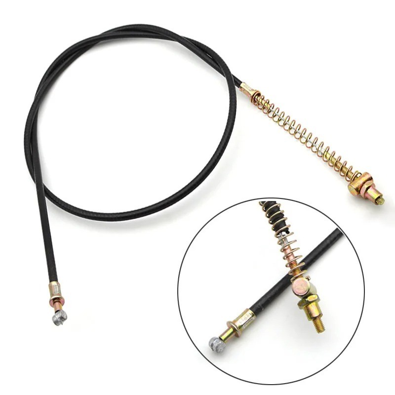 Front Rear Drum Brake Cable Line for Scooter Moped Electric Bike with Screws