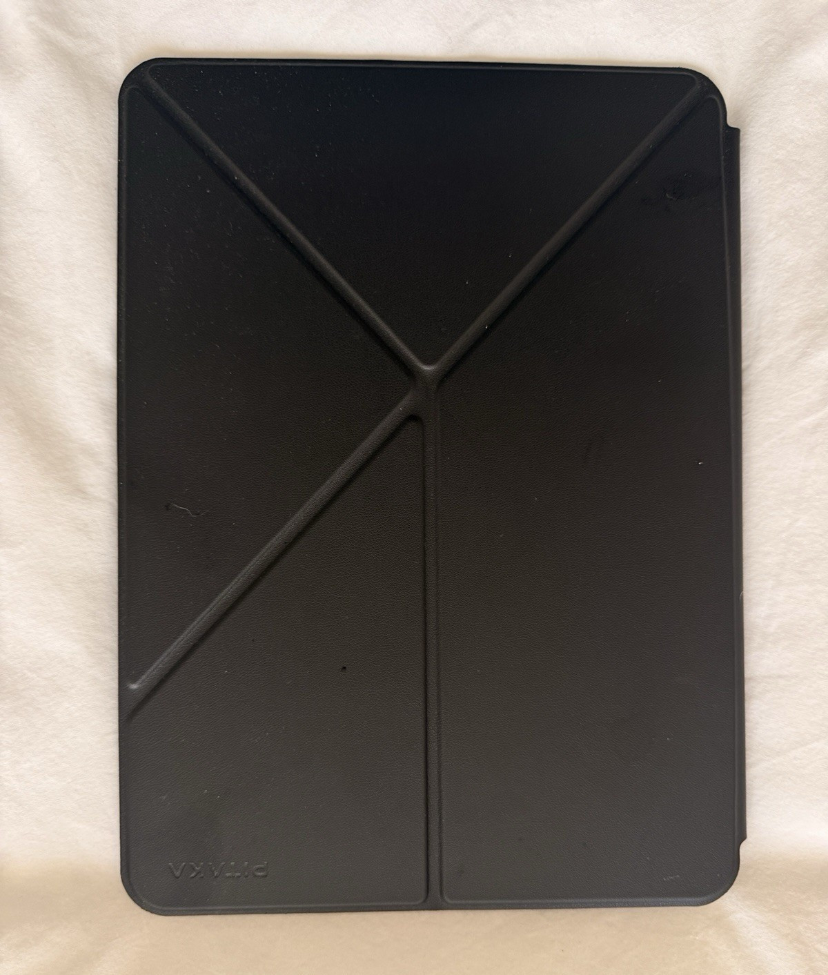 Pitaka Folding Folio Case Cover - Black Synthetic Leather
