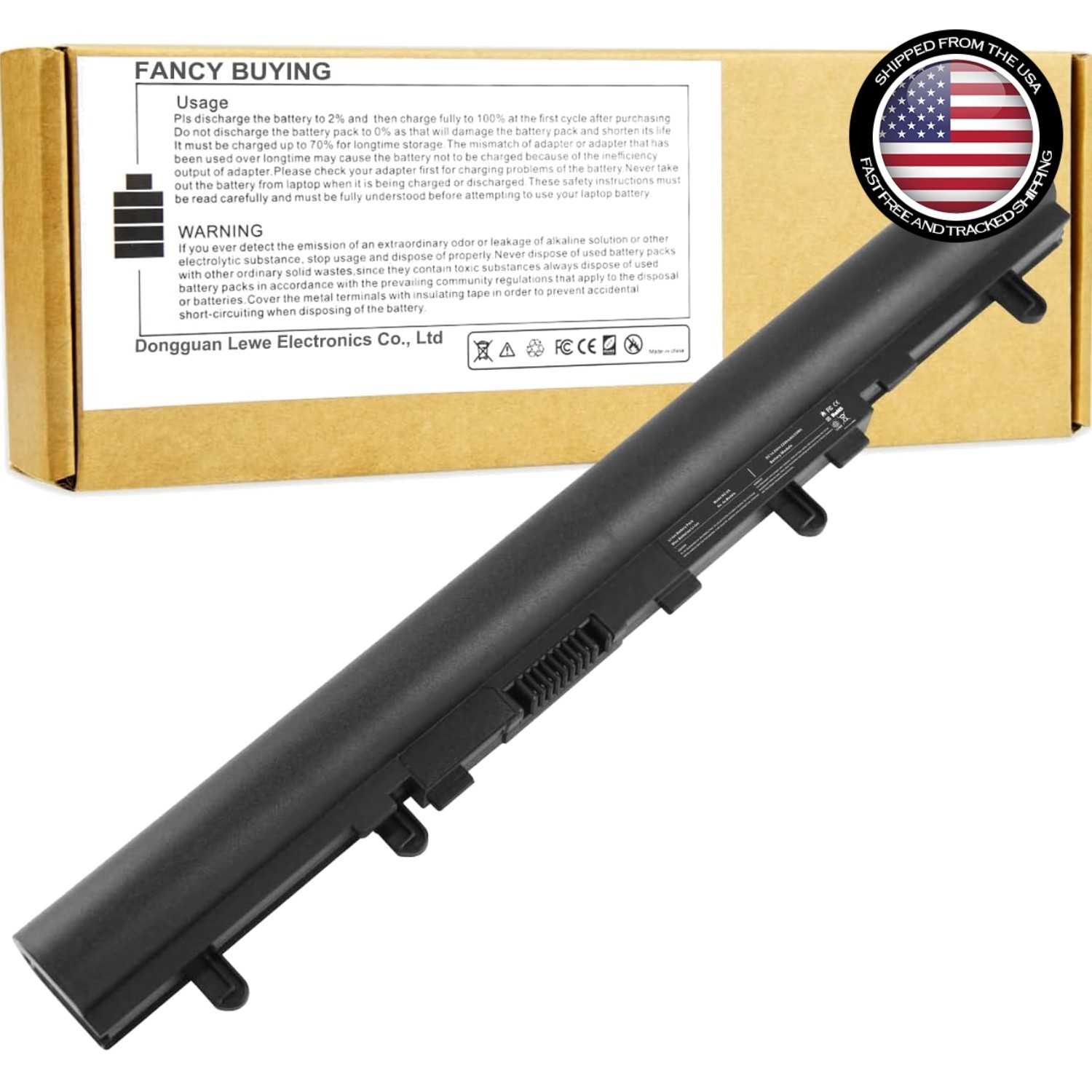 Durable AL12A32/AL12A72 Replacement Laptop Battery - 14.8V for Acer Devices