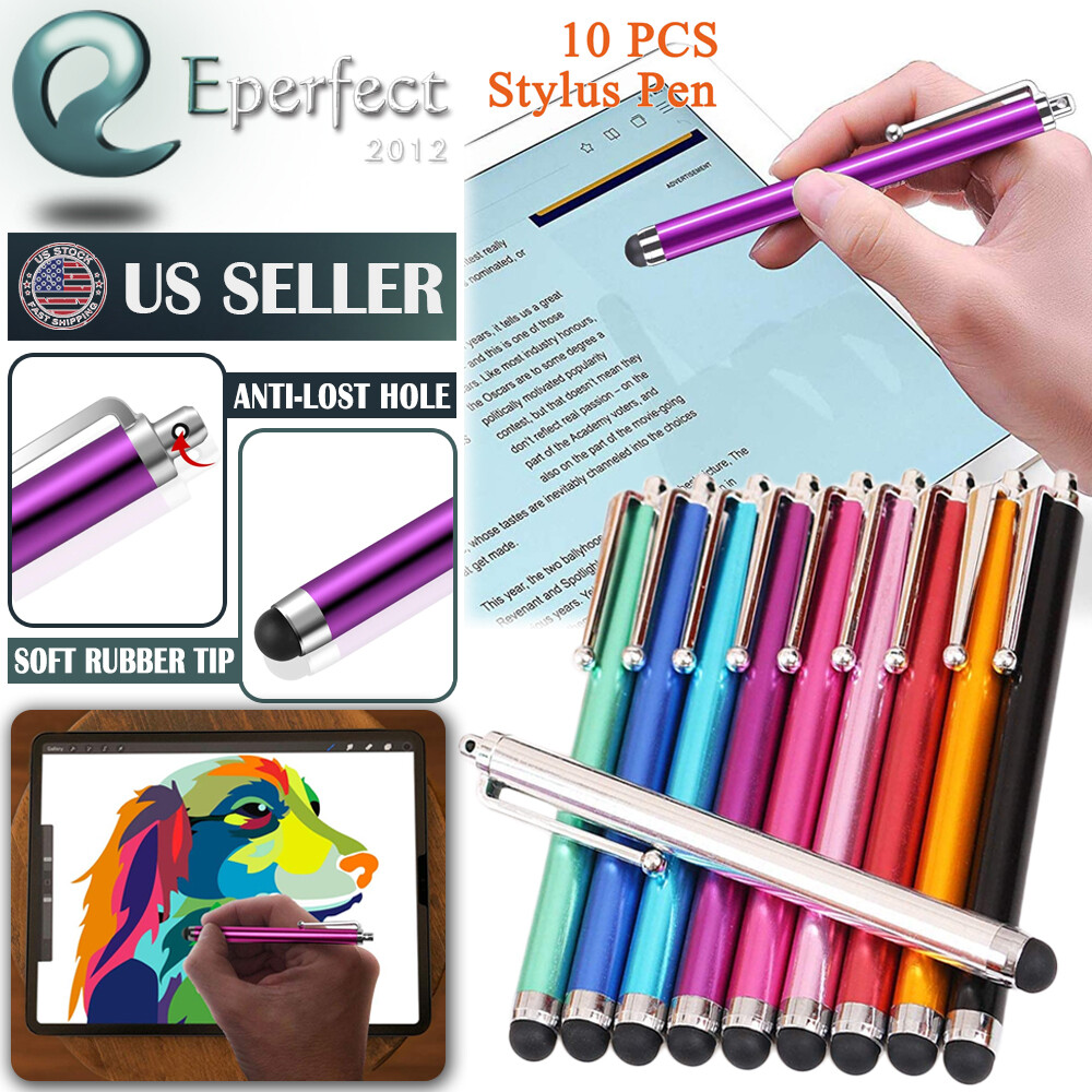 10X Metal Universal Stylus Pen Touch Screen Pen For iPhone Samsung iPad Pencil