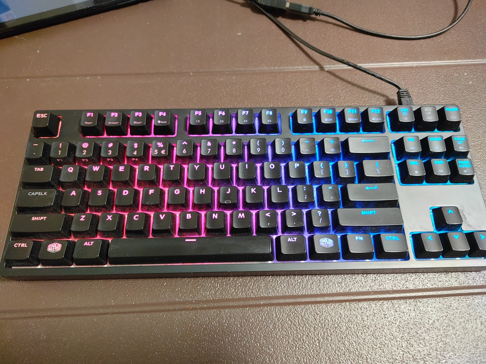 Cooler Master MasterKeys Pro S TKL Cherry MX Brown RGB Keyboard