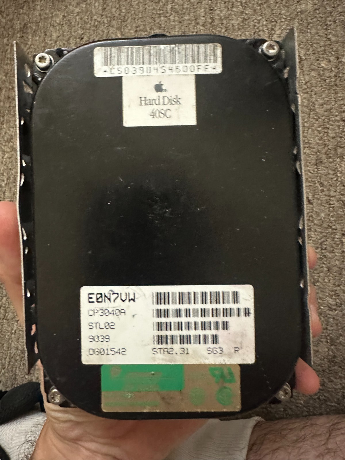 Conner CP3040A Vintage Computer Apple 40 SC Hard Drive