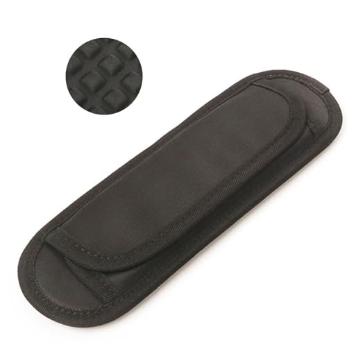  Detachable Shoulder Strap Pad Soft Air Cushion for Laptop Backpack Black 1pcs