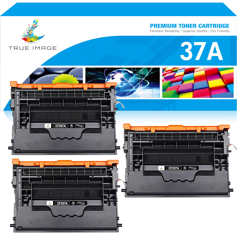 3 Pack For HP 37A Black Toner LaserJet M607 M608 M609 MFP M631 M632 M633 CF237A