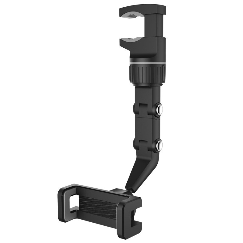360° Rotation Car Rear View Mirror Mount Holder Stand  for iPhone Android Phone